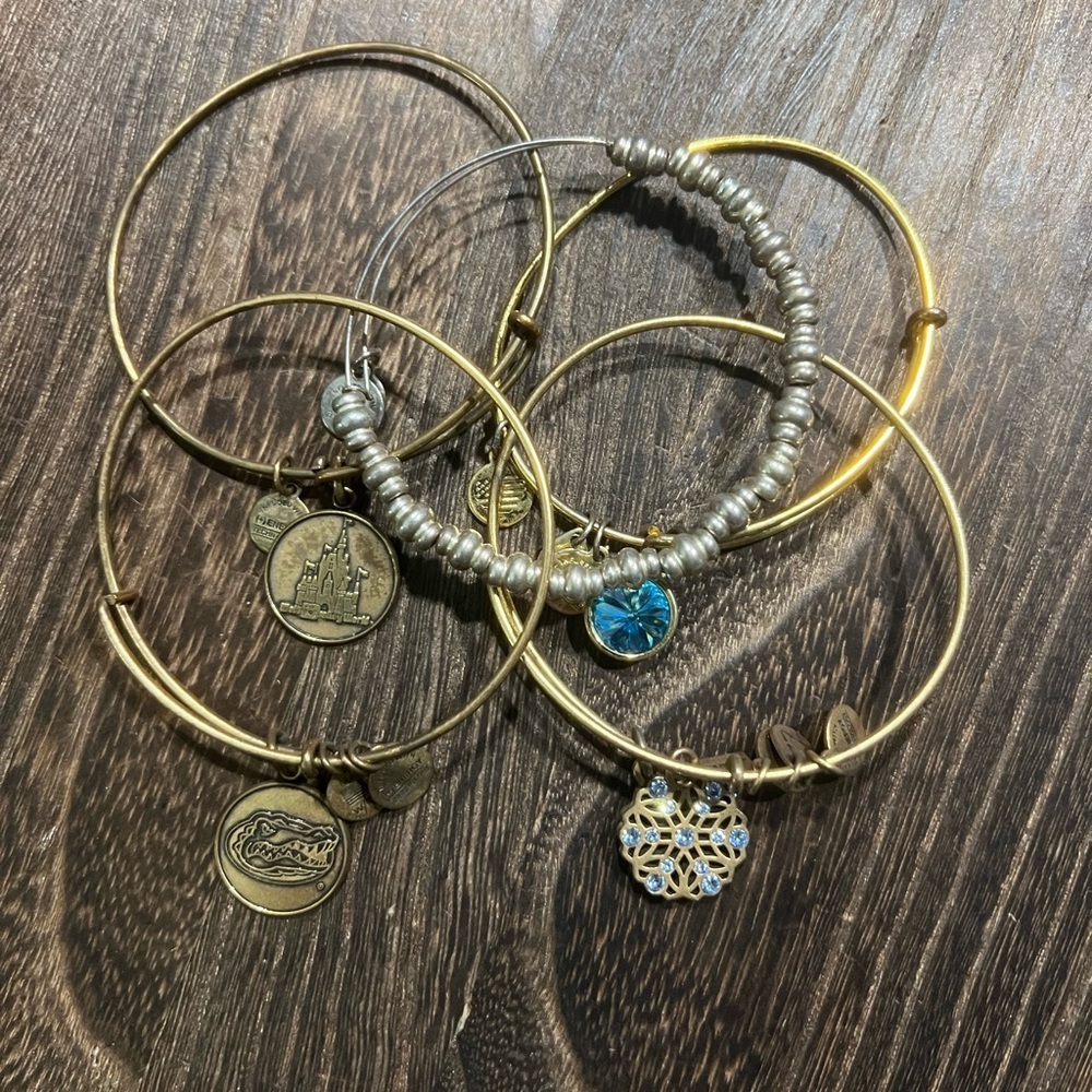 Alex & Ani Bracelets Set Of 5 B44